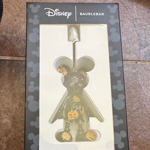 Disney BaubleBar Mickey Mouse with Pumpkin Accents Bag Charm